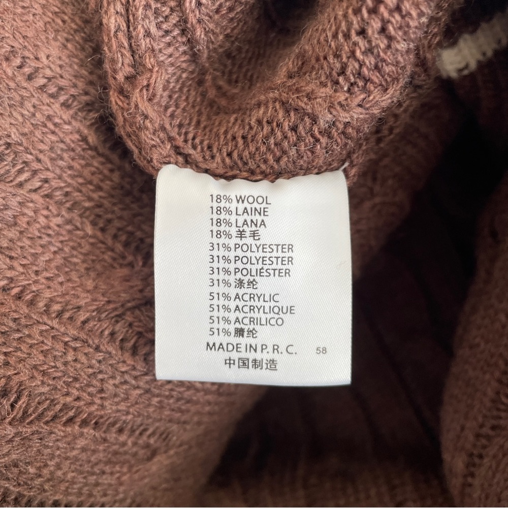 Brandy Melville Oversized Brown Sweater Vest - Picture 6 of 6